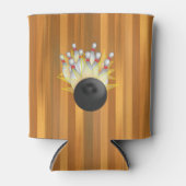 ストライク!ボウリングボール及びピン 缶クーラー (正面)