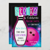 ストライク 誕生日カード 招待状 (正面/裏面)