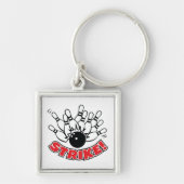 ストライク – 10ピンボーリング キーホルダー (正面)