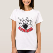 ストライク – 10ピンボーリング Tシャツ (正面)