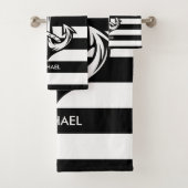 ストライプいかり バスタオルセット (インサイチュ)