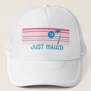 ストライプちょうどMaui'd キャップ