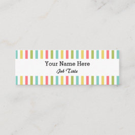 ストライプでクラシックで白い細い眩まして下さい スキニー名刺