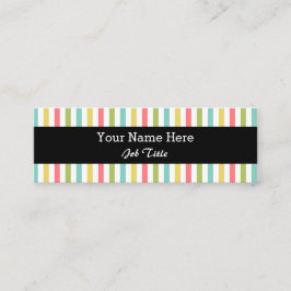 ストライプでクラシックで黒い細い眩まして下さい スキニー名刺