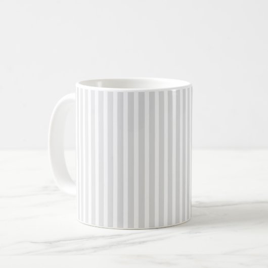 ストライプとケージの両面シンプルデコ コーヒーマグカップ (正面左)