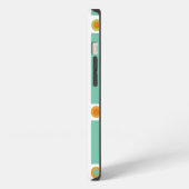 ストライプとサークル  iPhoneケース (左側面)