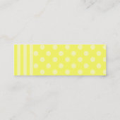 ストライプとドット スキニー名刺 (裏面)