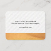 ストライプとラックストリム/パンチカード ロイヤリティカード (裏面)