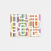 ストライプと長方形 ポストイット (正面)