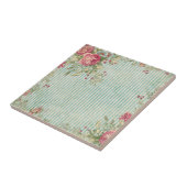 ストライプなぼろぼろの上品及びバラのセラミックタイル タイル (側面)