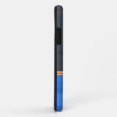 ストライプなオレンジ Case-Mate iPhoneケース (裏面/右)