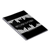 ストライプなノート ノートブック (右側)