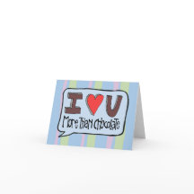 ストライプなバレンタインが付いているチョコレートより多く