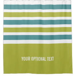 ストライプなパターンカスタムなシャワー・カーテン シャワーカーテン