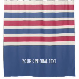 ストライプなパターンカスタムなシャワー・カーテン シャワーカーテン