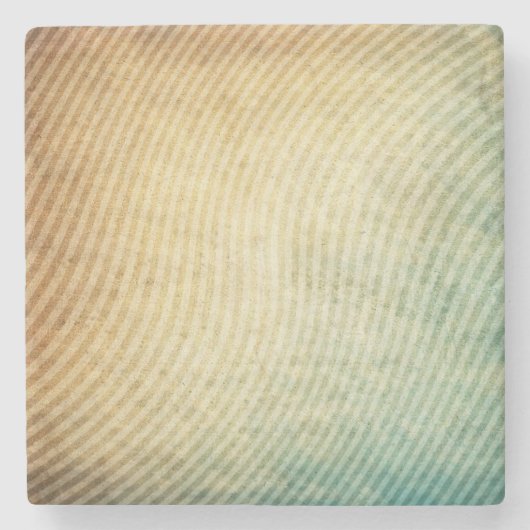 ストライプなパターン背景 ストーンコースター (正面)