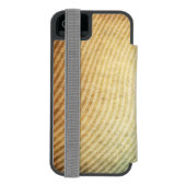 ストライプなパターン背景 INCIPIO iPhoneウォレットケース (フォリオ裏面)