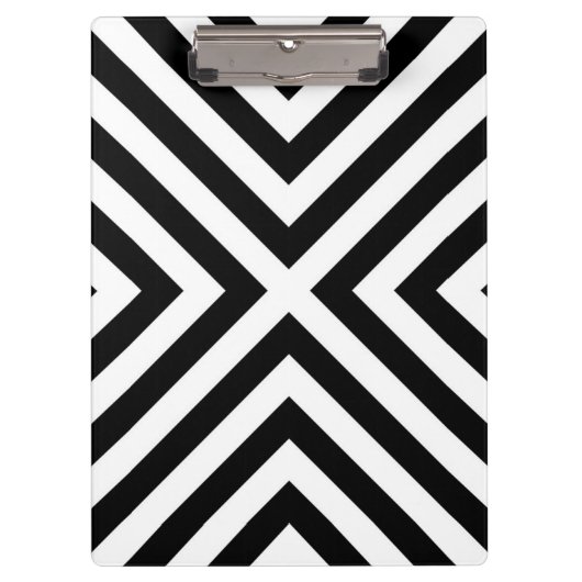 ストライプなパターン クリップボード (正面)