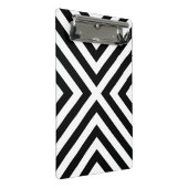 ストライプなパターン ミニクリップボード (アングル)