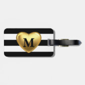 ストライプなパターン ラゲッジタグ (裏面横)