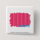 ストライプなマゼンタ2を薄くして下さい 缶バッジ (正面)