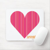 ストライプなマゼンタ4を薄くして下さい マウスパッド (マウス)