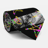 ストライプなレースおよび星 ネクタイ (ロール)