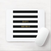 ストライプな包装紙 マウスパッド (マウス)