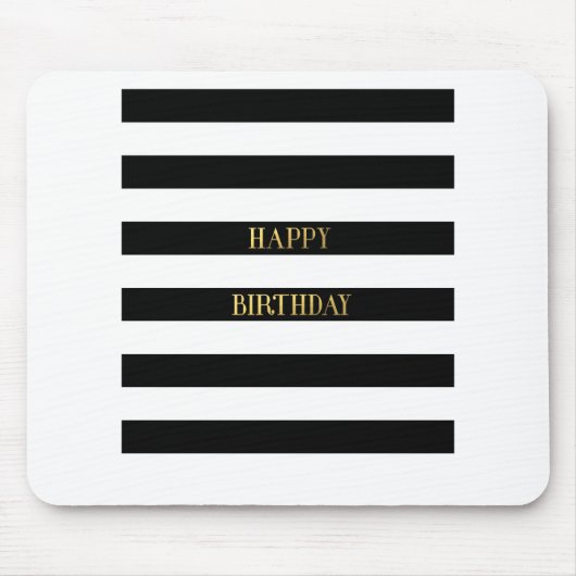 ストライプな包装紙 マウスパッド (正面)