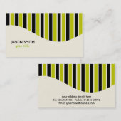 ストライプな名刺 名刺 (正面/裏面)