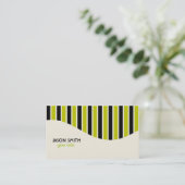 ストライプな名刺 名刺 (スタンド正面)