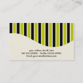 ストライプな名刺 名刺 (裏面)