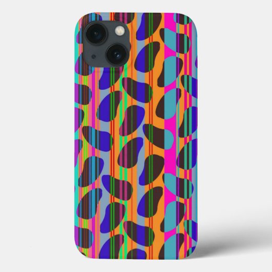 ストライプな豆 Case-Mate iPhoneケース (裏面)