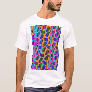 ストライプな豆 Tシャツ