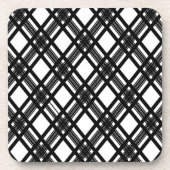 ストライプな質 コースター (正面)