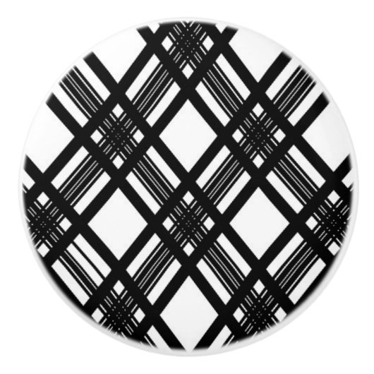 ストライプな質 セラミックノブ (正面)