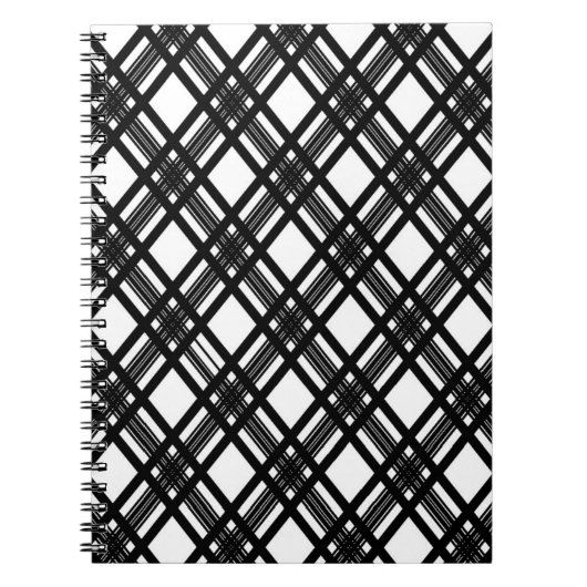 ストライプな質 ノートブック (正面)