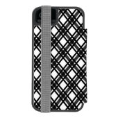 ストライプな質 INCIPIO iPhoneウォレットケース (フォリオ裏面)