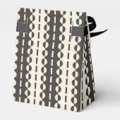 ストライプに円 - チャコールクリームテント フェイバーボックス (裏面サイド)