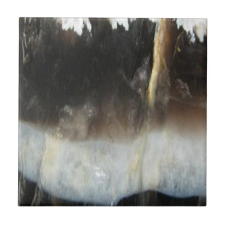 ストライプので黒い瑪瑙、クールでユニークな自然の石 タイル