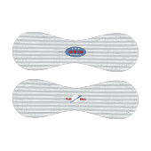 ストライプのとパーソナライズされた 野球ボール (パネル)