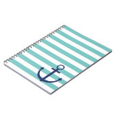 ストライプのないかりのノート ノートブック (左側)