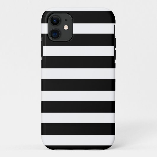 ストライプのなシマウマ! (黒く及び白くストライプのなデザイン) Case-Mate iPhoneケース (裏面)