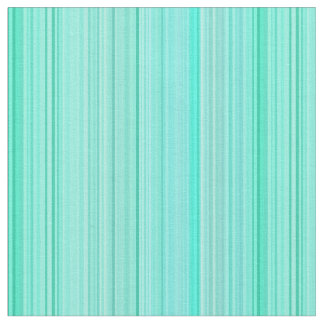 ストライプのなストライプの緑のティール（緑がかった色）のSeafoamのミント ファブリック