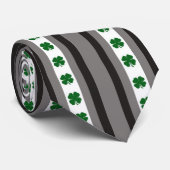 ストライプのなタイアイルランドのシャムロック ネクタイ (ロール)