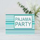 ストライプのなパジャマ・パーティー 招待状 (スタンド正面)