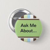 ストライプのなピン 缶バッジ (正面&裏面)