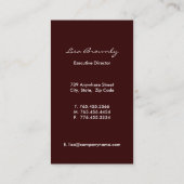 ストライプのな名刺 名刺 (裏面)