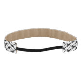 ストライプのな格子縞パターン アスレチックヘッドバンド (裏面)