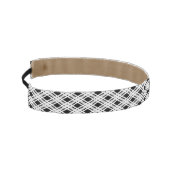 ストライプのな格子縞パターン アスレチックヘッドバンド (左)